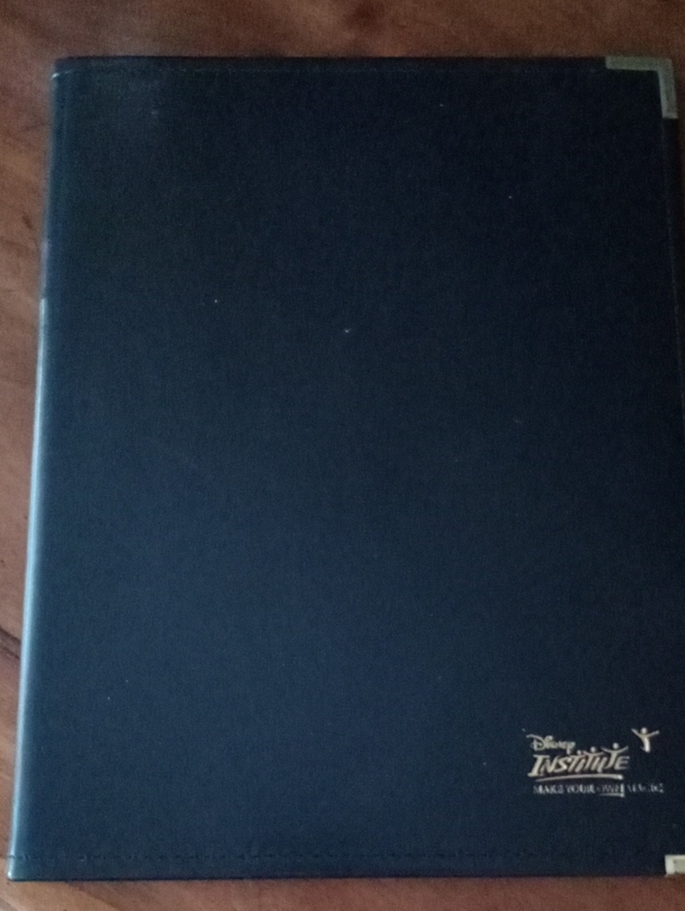 Leatherette Disney Institute Notebook